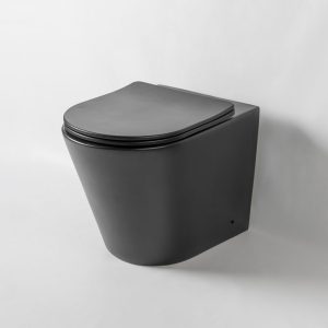 Inodoro Corto Buet Matte Black