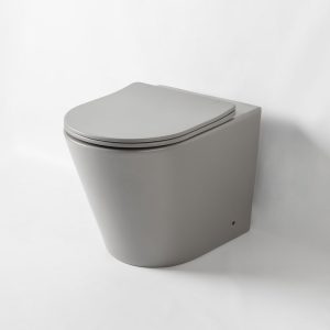Inodoro Corto Buet Matte Light Grey